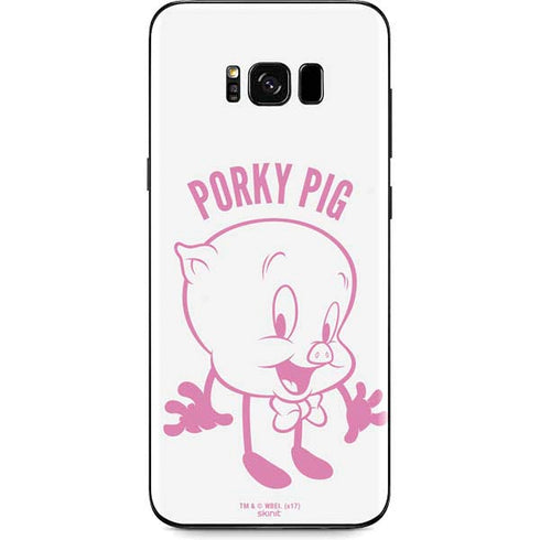 Looney Tunes Porky Pig Big Head Galaxy S8 Plus Skin